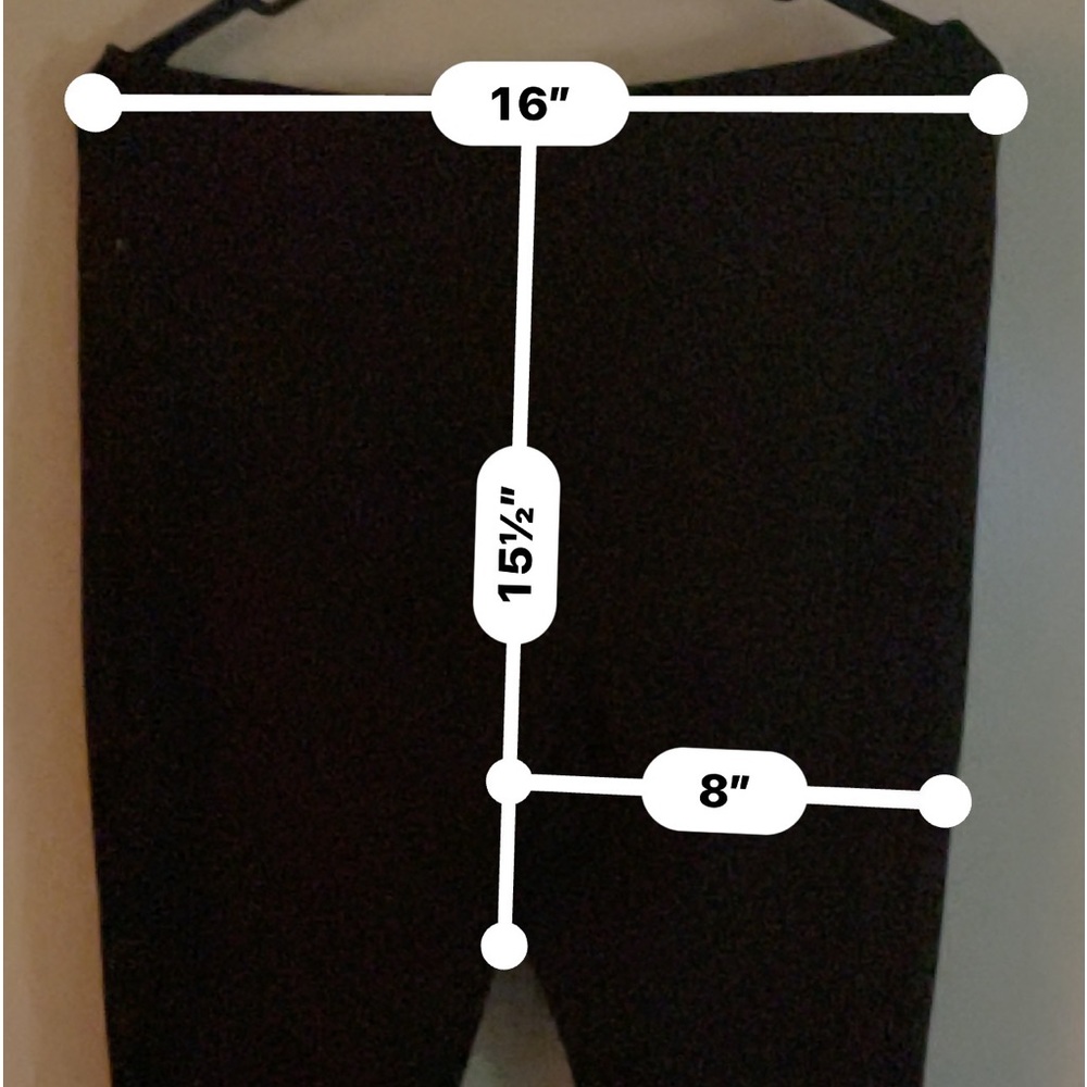 No Boundaries Woman’s Black Fit & Flare High Stretch Elastic Waistband Pants XL - Picture 14 of 15